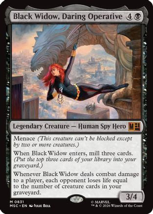 Black Widow, Daring Operative (831) - Commander: Marvel Super Heroes