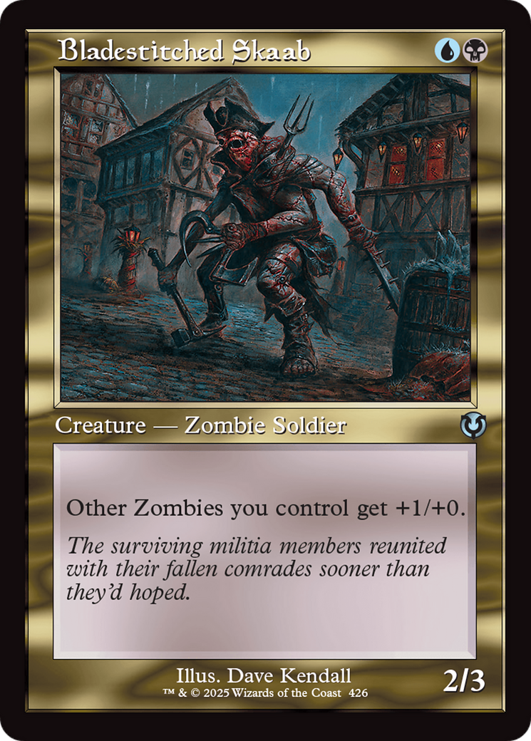 Bladestitched Skaab (Retro) (426) Foil - Innistrad Remastered
