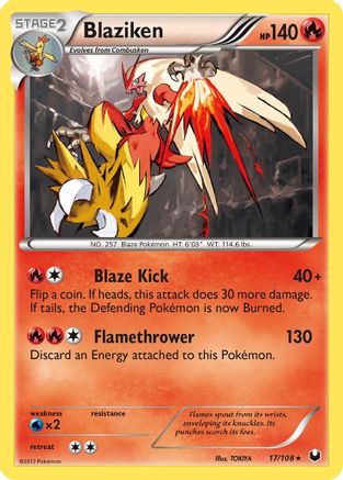Blaziken (17) Reverse Holofoil - Dark Explorers