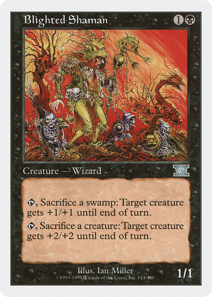 Blighted Shaman (114) - Classic Sixth Edition