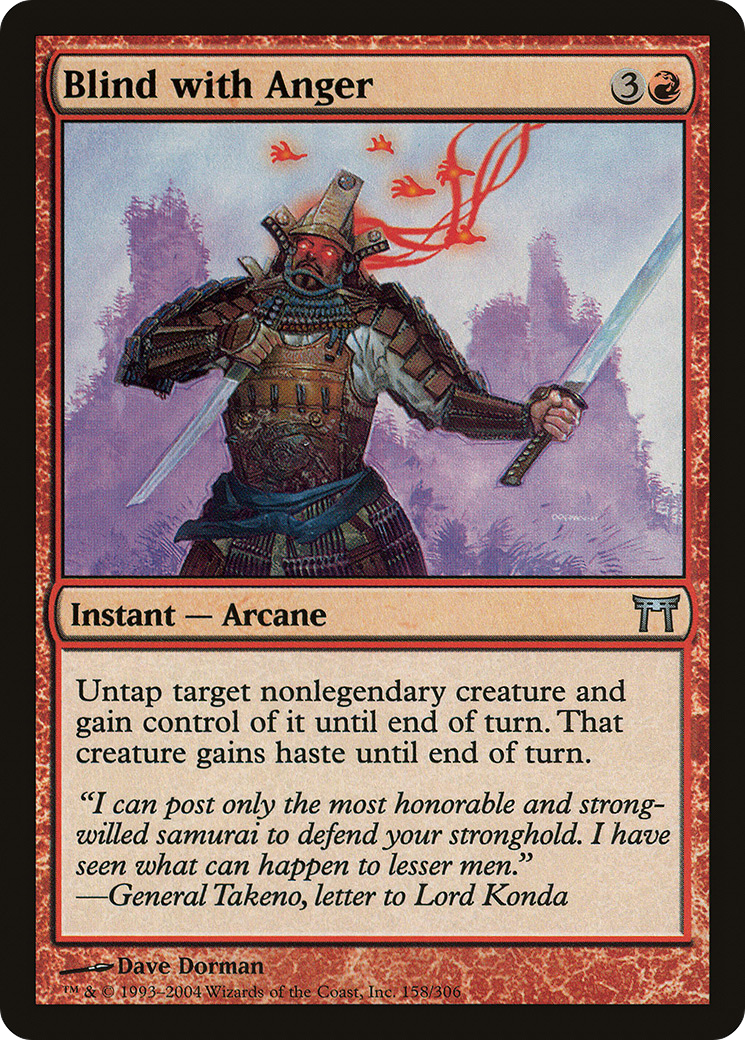 Blind with Anger (158) - Champions of Kamigawa