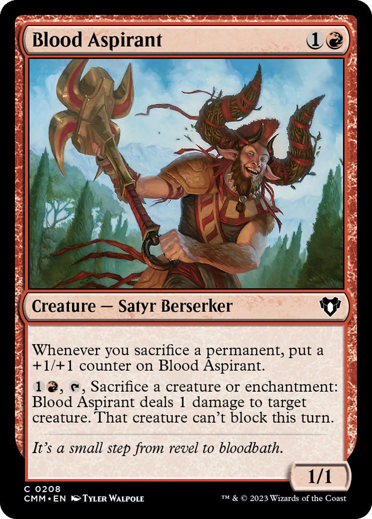 Blood Aspirant (208) - Commander Masters