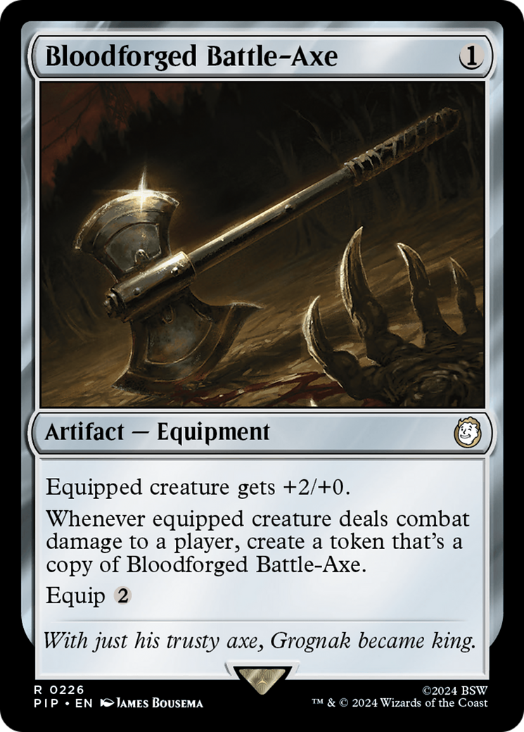 Bloodforged Battle-Axe (226) Foil - Fallout