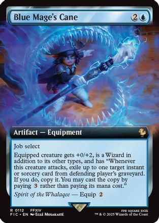 Blue Mage's Cane (Extended Art) (112) - Commander: FINAL FANTASY