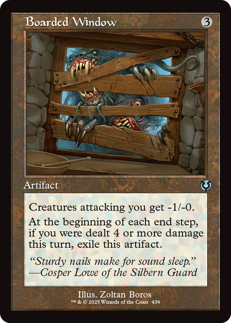 Boarded Window (Retro) (439) Foil - Innistrad Remastered