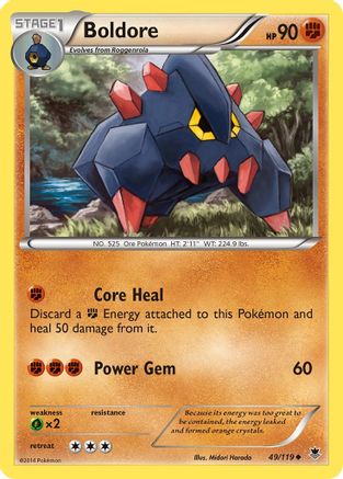 Boldore (49) Reverse Holofoil - Phantom Forces