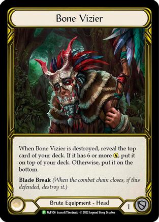 Bone Vizier (FAB106) Cold Foil - Flesh and Blood: Promo Cards
