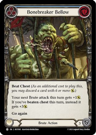 Bonebreaker Bellow (Blue) (HVY043) - Heavy Hitters