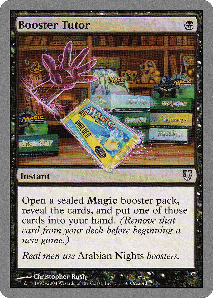 Booster Tutor (051) Foil - Unhinged