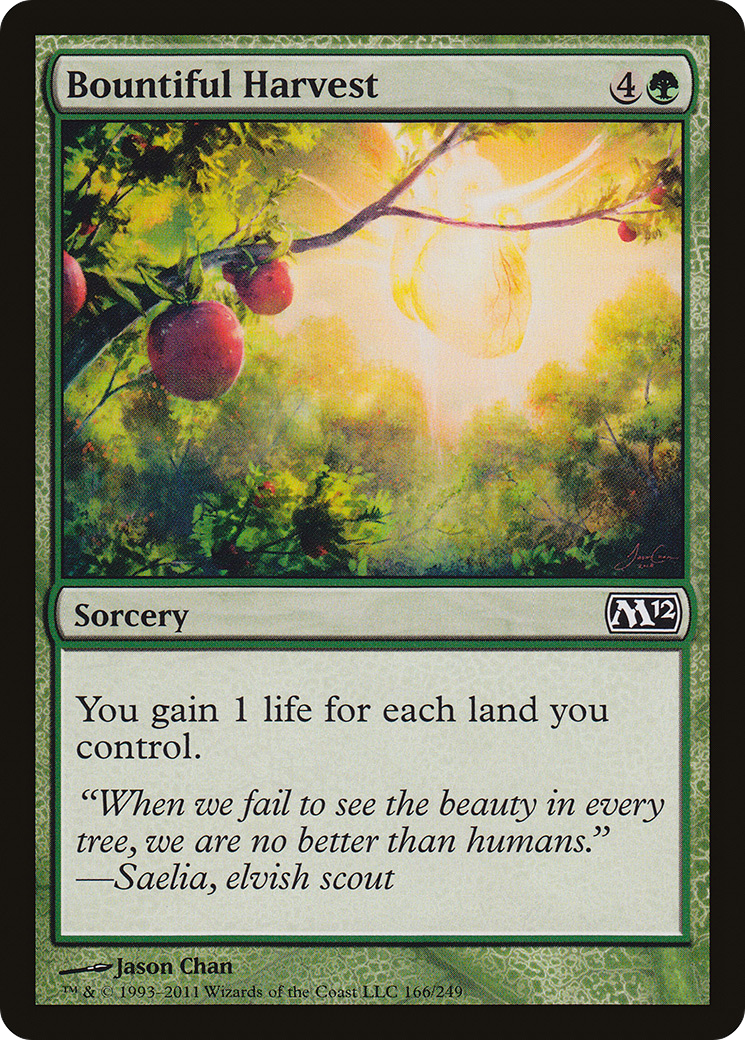 Bountiful Harvest (166) Foil - Magic 2012