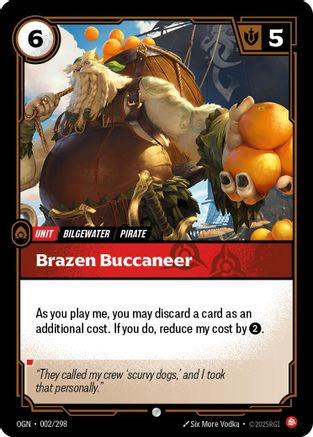 Brazen Buccaneer (002) - Origins