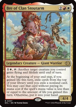 Bre of Clan Stoutarm (Promo Pack) (207) - Lorwyn Eclipsed