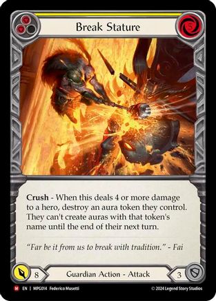 Break Stature (MPG014) Rainbow Foil - Mastery Pack Guardian