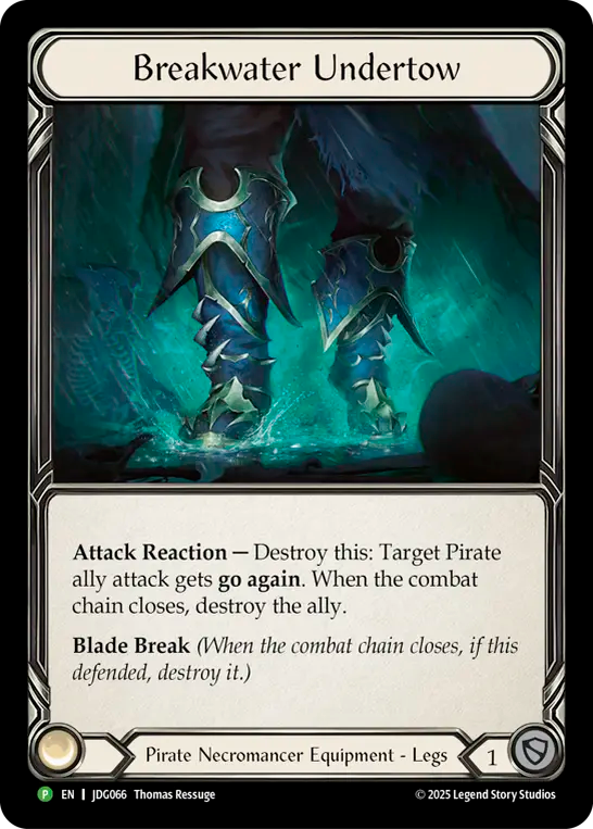 Breakwater Undertow (JDG066) Cold Foil - Flesh and Blood: Promo Cards