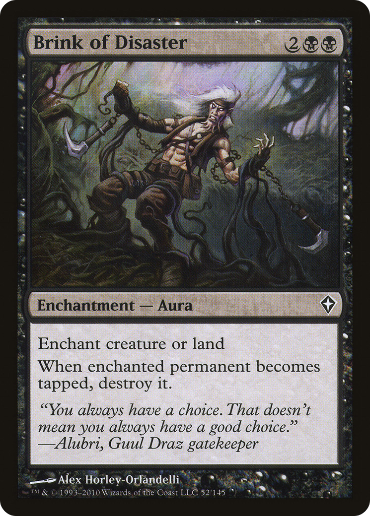Brink of Disaster (052) Foil - Worldwake