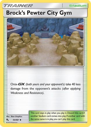 Brock's Pewter City Gym (54) - Hidden Fates