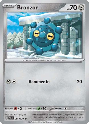Bronzor (66) Reverse Holofoil - Prismatic Evolutions