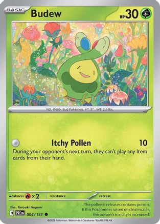 Budew (4) Reverse Holofoil - Prismatic Evolutions
