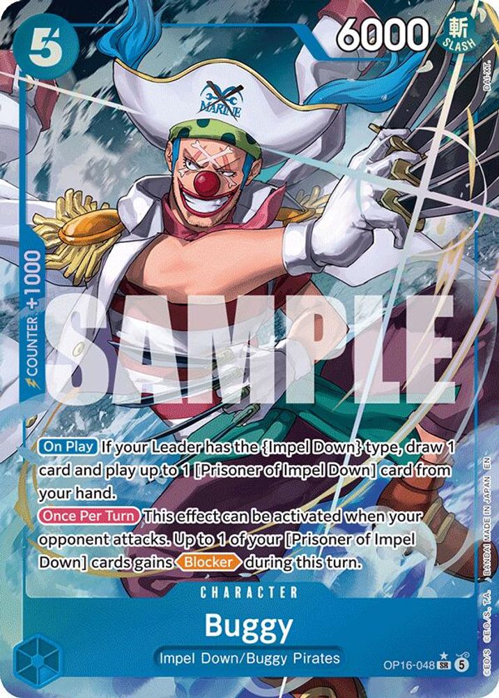 Buggy (Alternate Art) (OP16-048) Foil