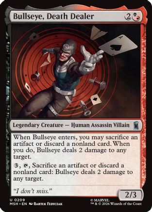 Bullseye, Death Dealer (209) - Marvel Super Heroes