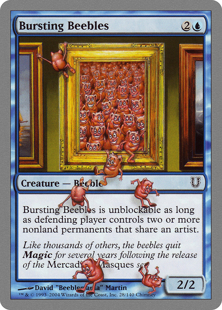 Bursting Beebles (028) Foil - Unhinged