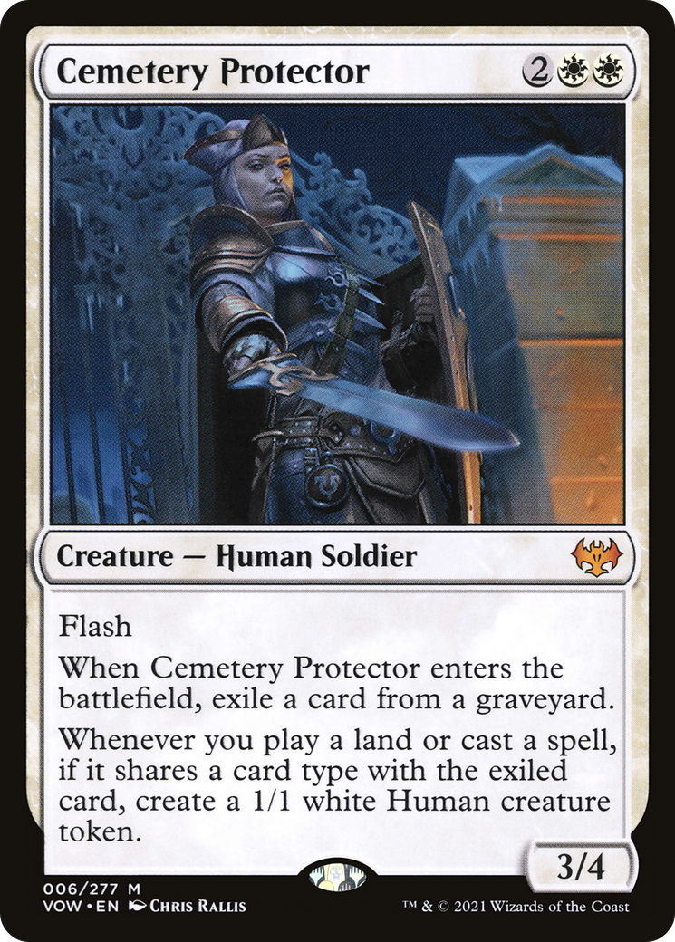 Cemetery Protector (006) Foil - Innistrad: Crimson Vow