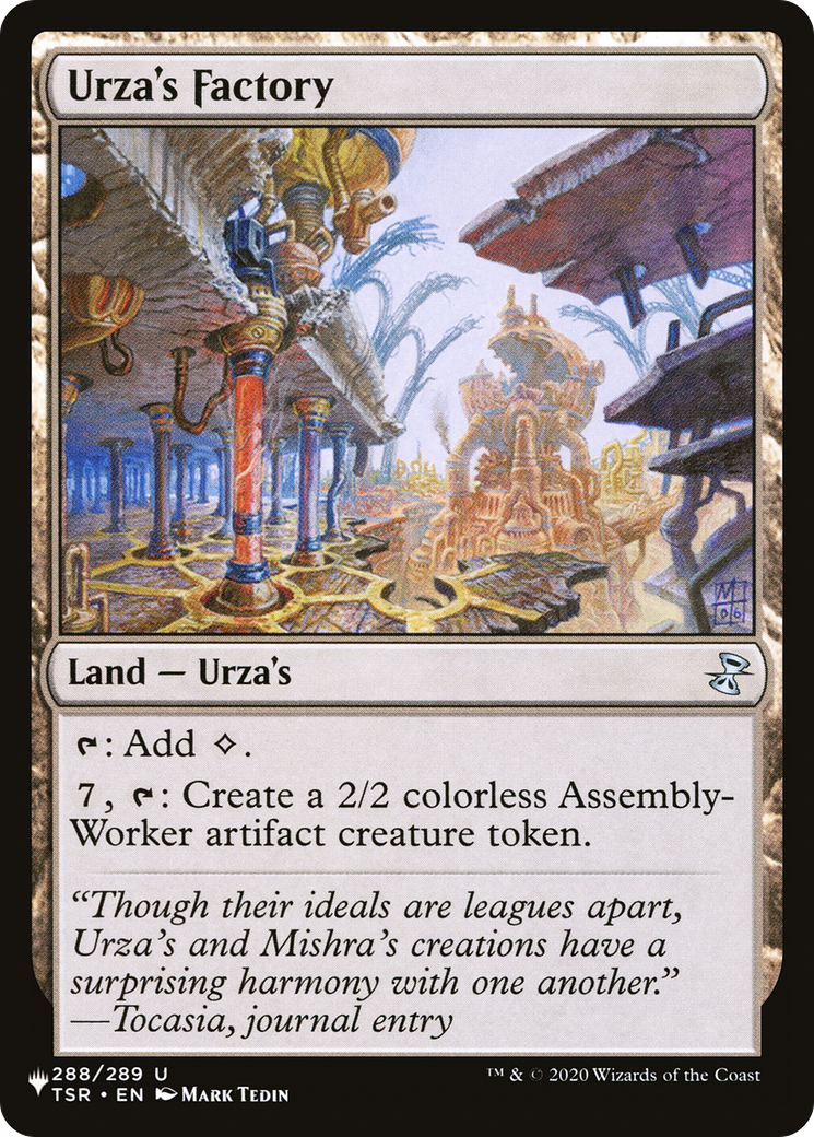 Urza's Factory (TSR-288) - The List