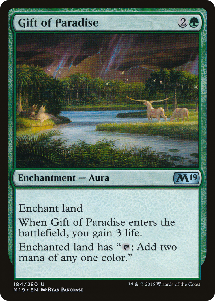 Gift of Paradise (184) Foil - Core Set 2019