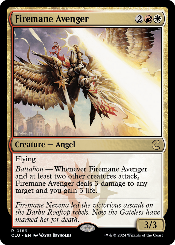 Firemane Avenger (189) - Ravnica: Clue Edition