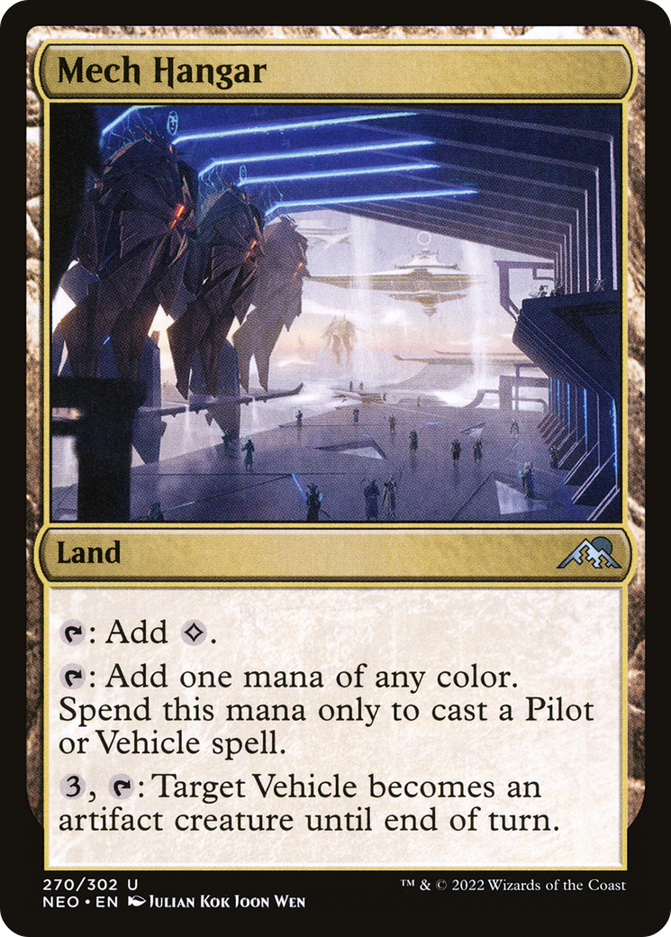 Mech Hangar (270) Foil - Kamigawa: Neon Dynasty