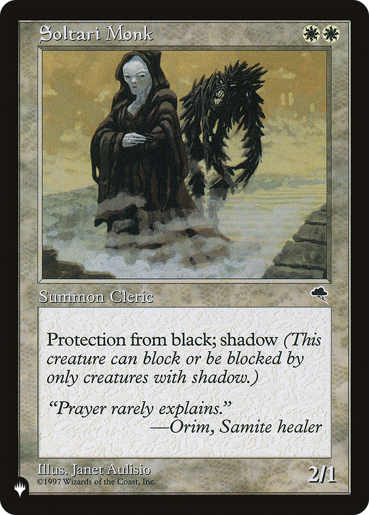 Soltari Monk (Retro) (TMP-45) - The List