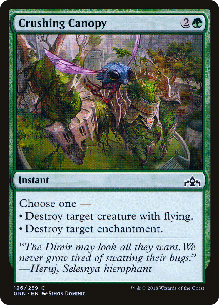 Crushing Canopy (126) Foil - Guilds of Ravnica