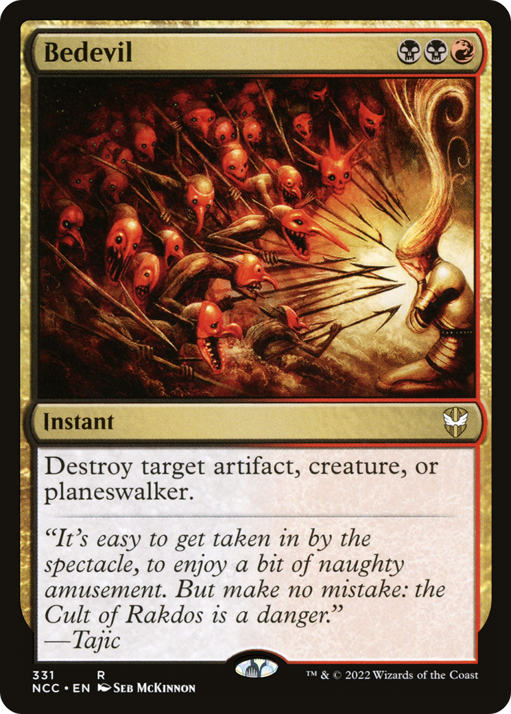 Bedevil (331) - New Capenna Commander