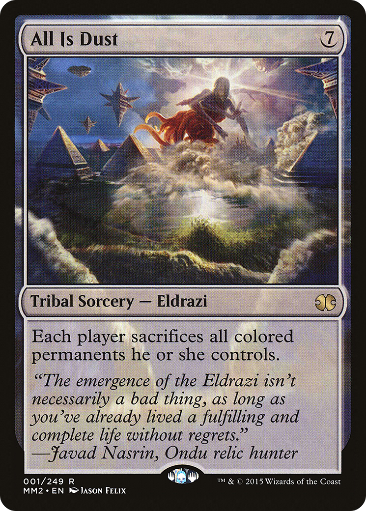 All Is Dust (001) Foil - Modern Masters 2015