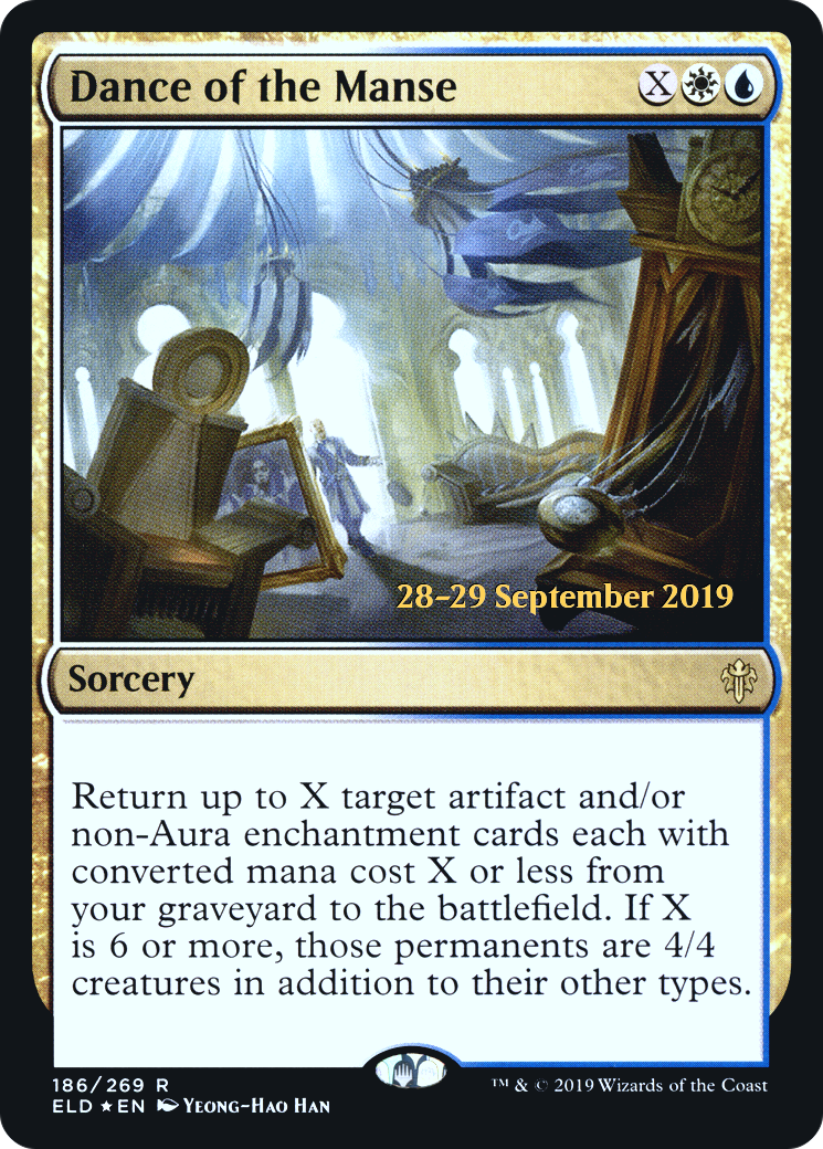 Dance of the Manse (186) Foil - Throne of Eldraine Promos