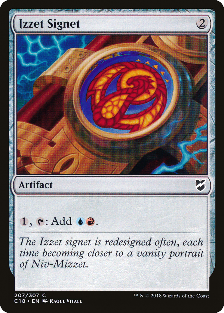 Izzet Signet (207) - Commander 2018