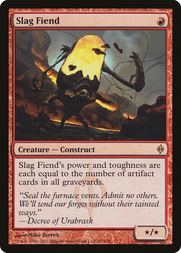 Slag Fiend (095) Foil - New Phyrexia