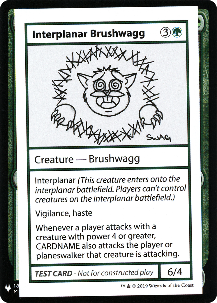 Interplanar Brushwagg (079) - Mystery Booster Playtest Cards 2019