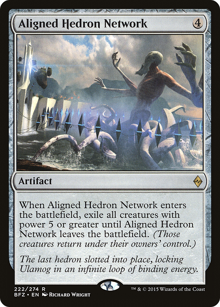 Aligned Hedron Network (222) Foil - Battle for Zendikar