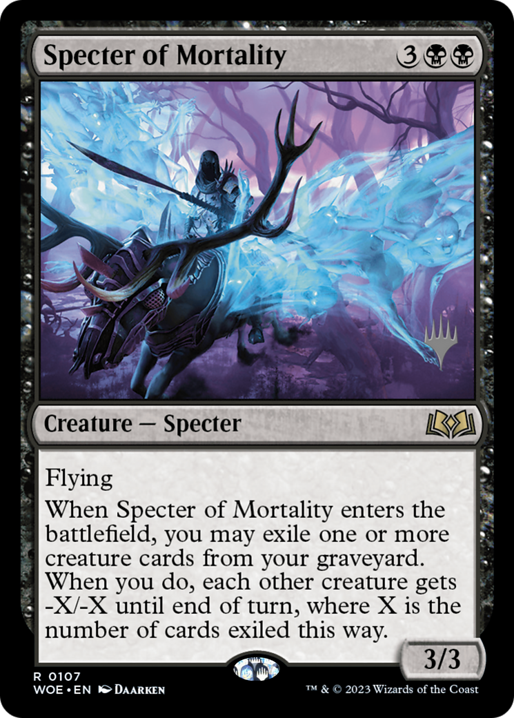 Specter of Mortality (107) - Wilds of Eldraine Promos