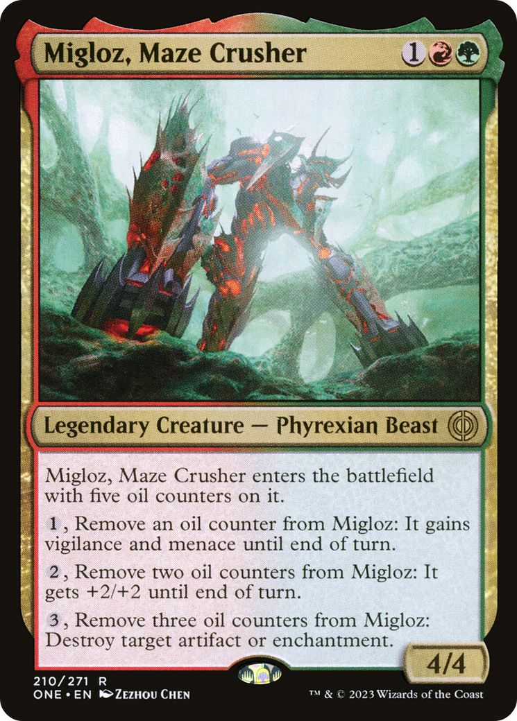 Migloz, Maze Crusher (210) - Phyrexia: All Will Be One