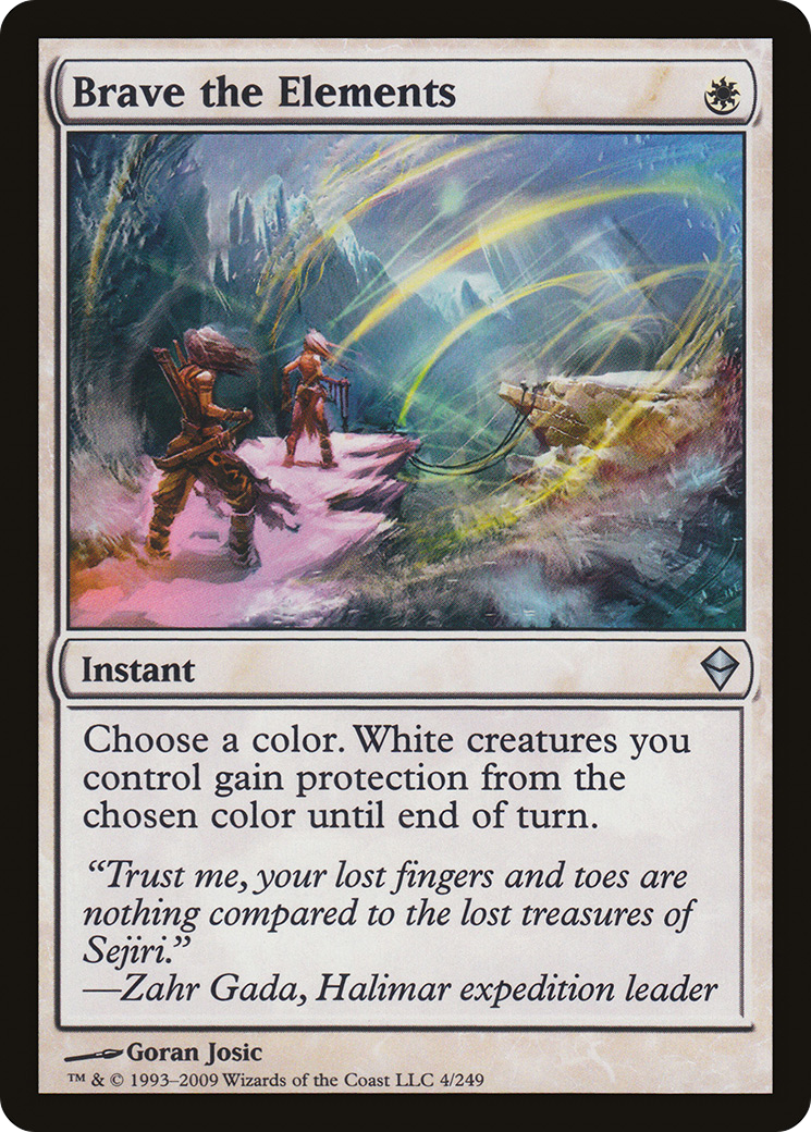 Brave the Elements (004) Foil - Zendikar