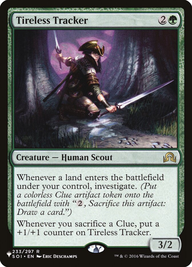 Tireless Tracker (SOI-233) - The List
