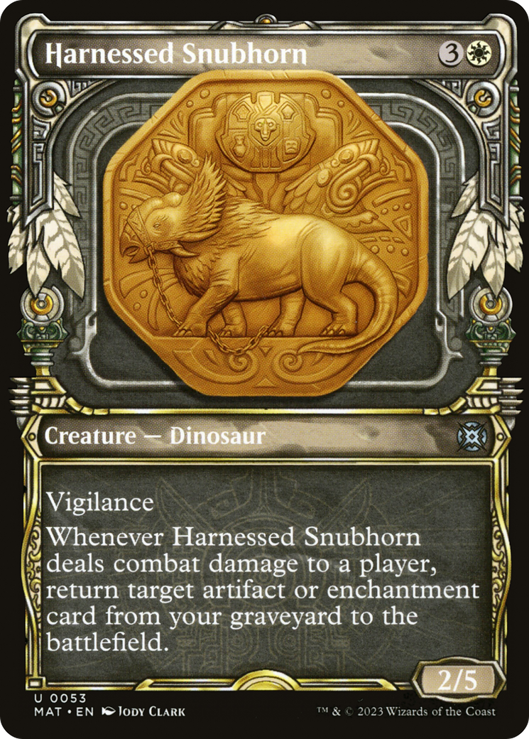 Harnessed Snubhorn (Showcase) (053) - March of the Machine: The Aftermath