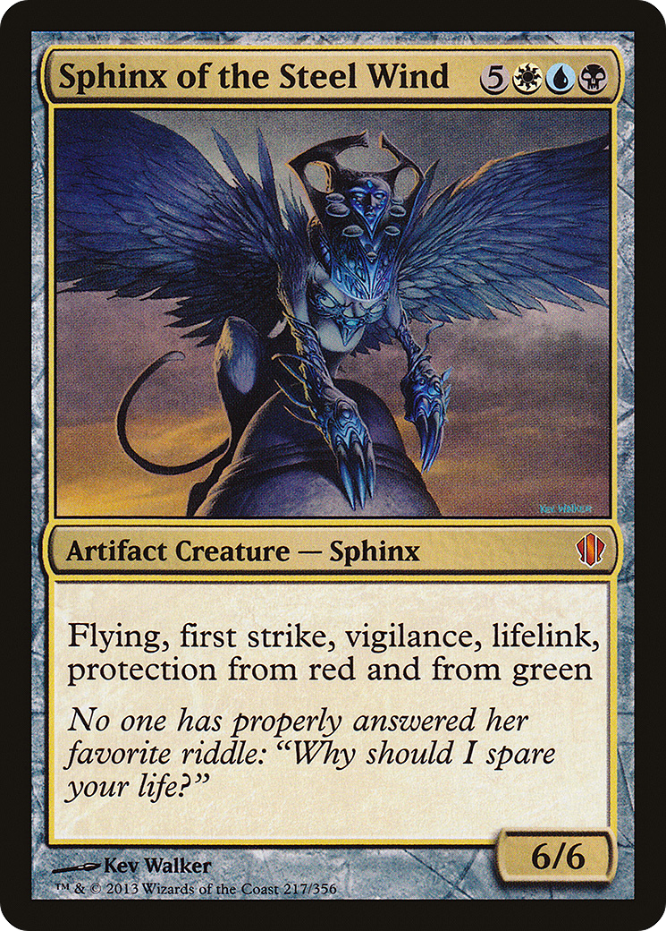 Sphinx of the Steel Wind (217) - Commander 2013