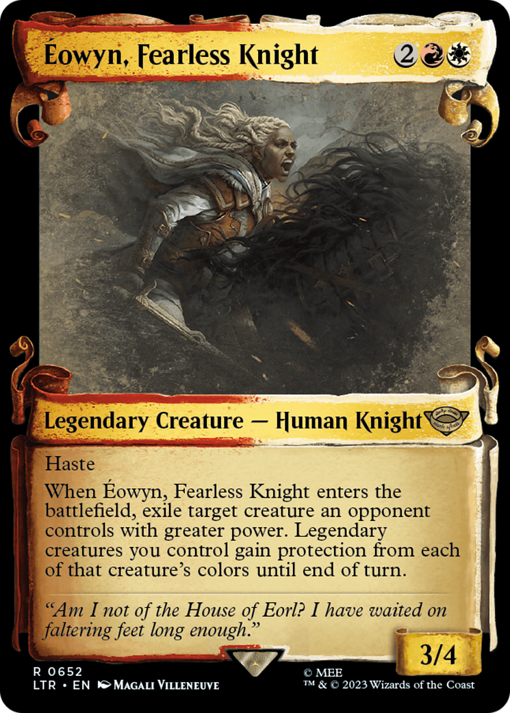 Eowyn, Fearless Knight (Showcase Scrolls) (Showcase) (652) - The Lord of the Rings: Tales of Middle-earth