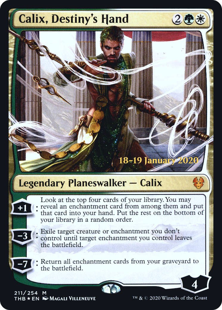 Calix, Destiny's Hand (211s) Foil - Theros Beyond Death Promos