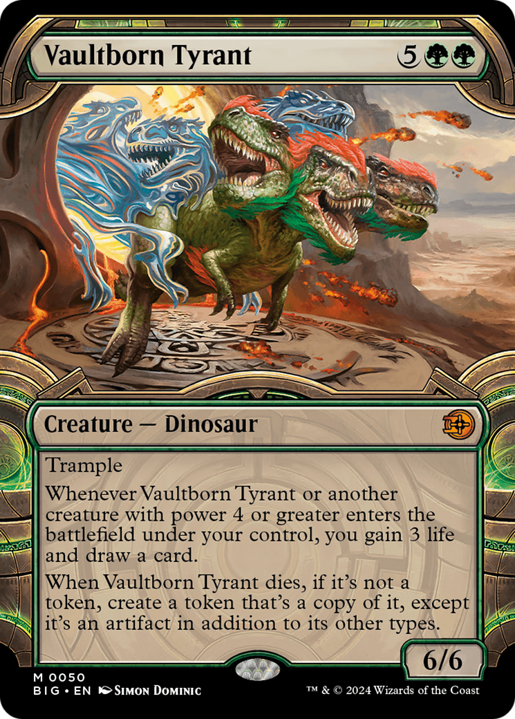 Vaultborn Tyrant (Showcase) (050) Foil - The Big Score