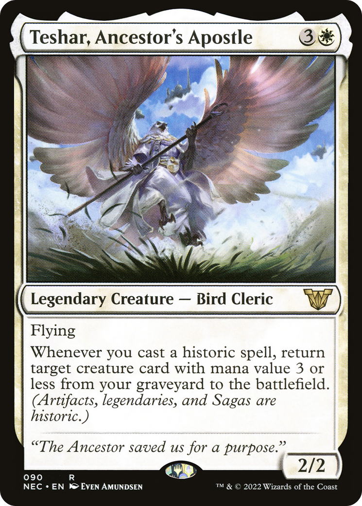 Teshar, Ancestor's Apostle (090) - Neon Dynasty Commander
