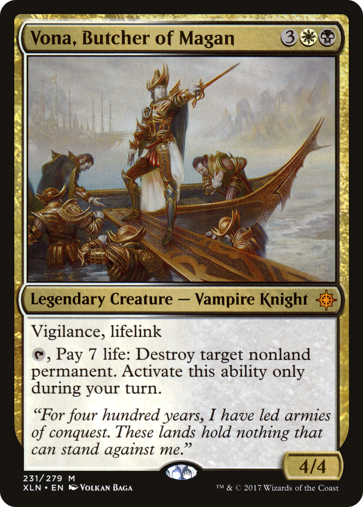 Vona, Butcher of Magan (231) Foil - Ixalan